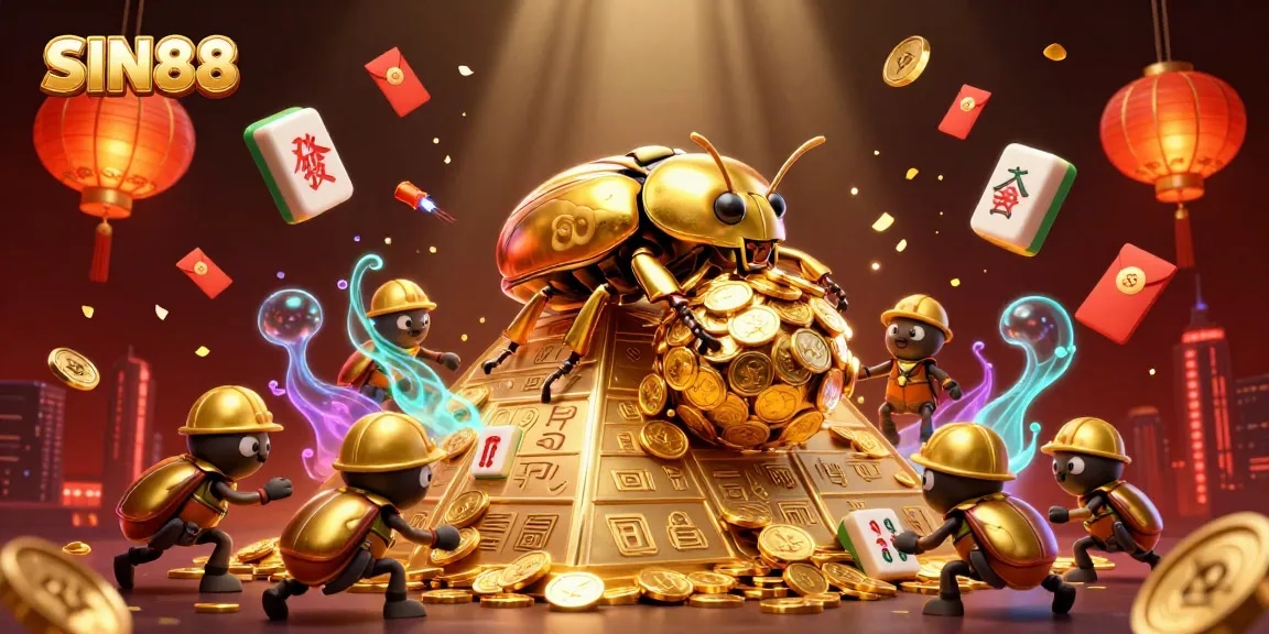 Enhance your SIN88 gaming experience with vibrant casino elements and characters.
