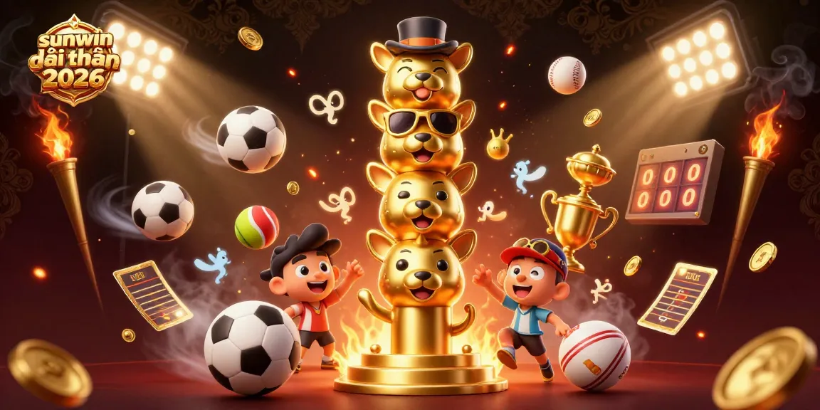Experience the excitement of sunwin đổi thưởng 2026 with this vibrant casino-themed illustration.