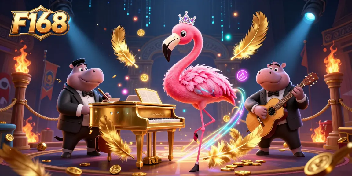Experience thrilling gameplay at F168 with vibrant casino characters and dynamic elements.