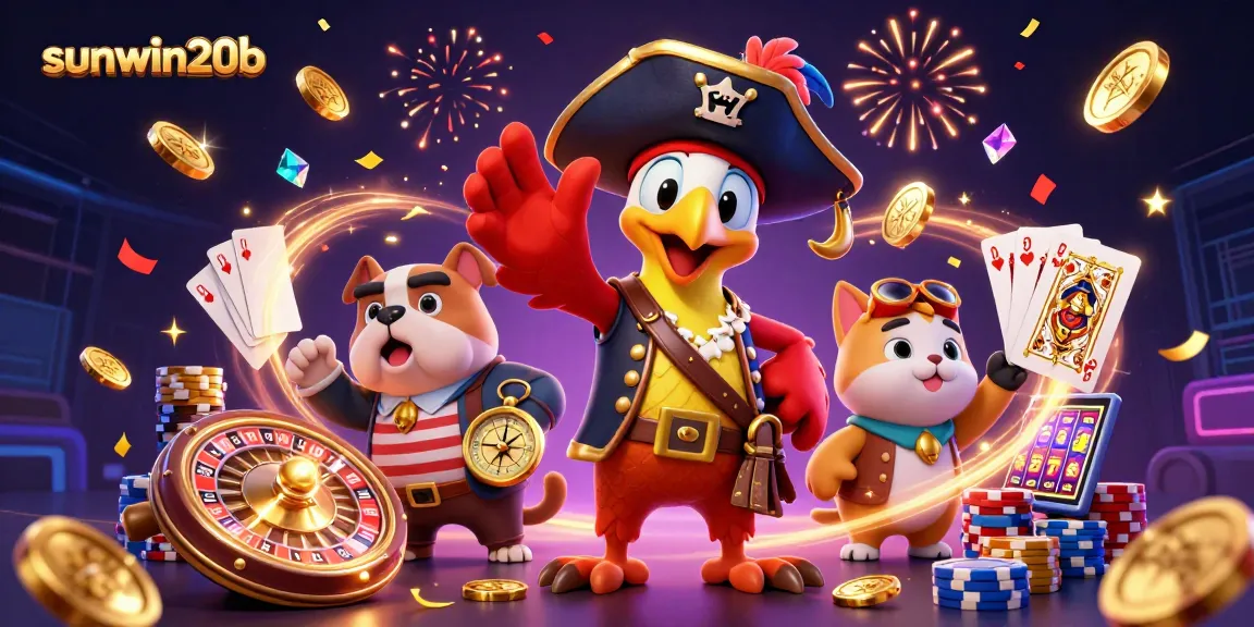 Engage with the vibrant world of sunwin20b, where a pirate captain and crew command a thrilling casino atmosphere.